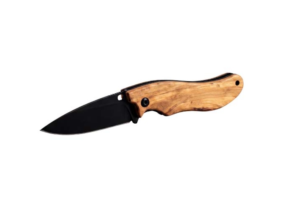 Coltello pieghevole in legno d'ulivo SCX.design T33 FullGadgets.com