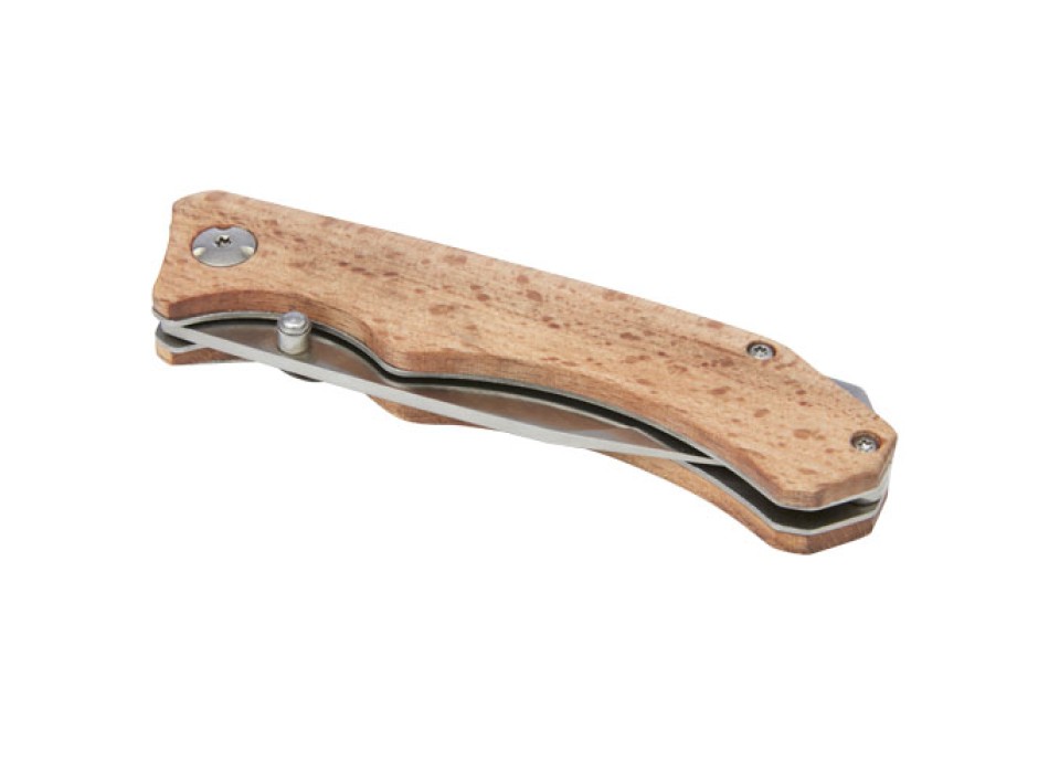 Coltello tascabile Dave in legno con clip per cintura FullGadgets.com