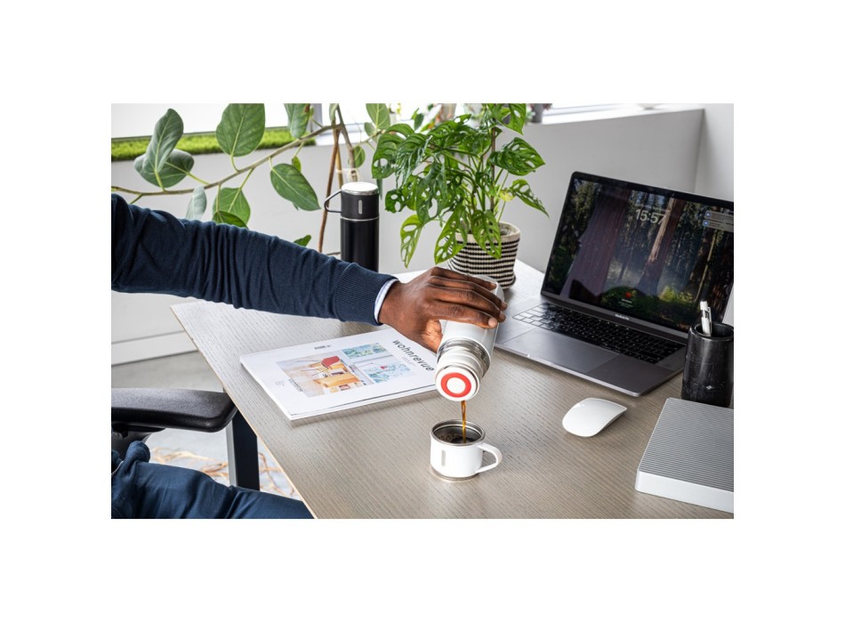 COMANECI. Borraccia in acciaio inox con doppia parete (90% riciclato) con finitura opaca 490 mL FullGadgets.com