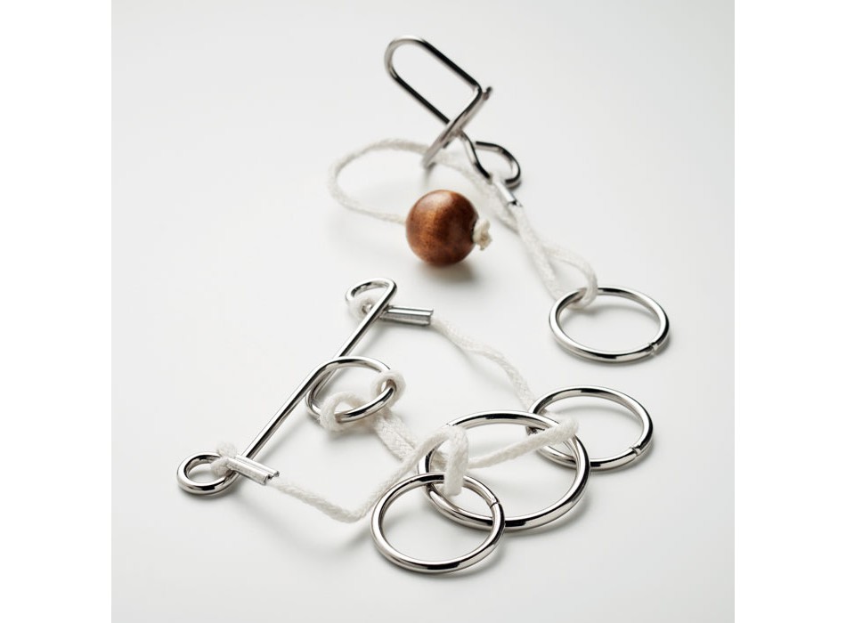 CONNECTION - Set di 2 rompicapo in metallo FullGadgets.com