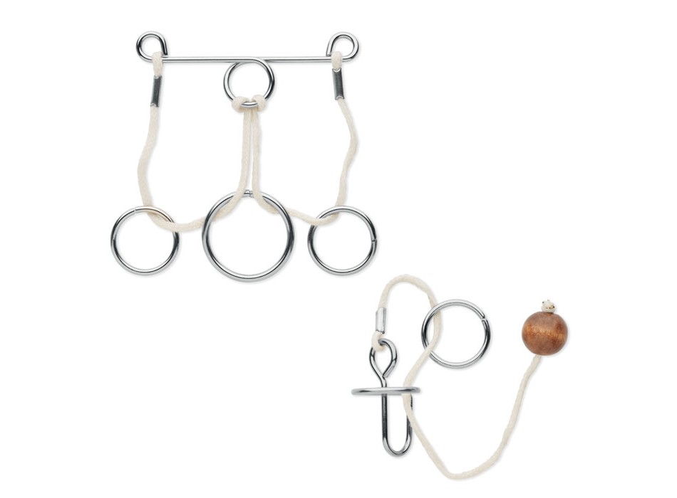 CONNECTION - Set di 2 rompicapo in metallo FullGadgets.com