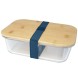 Contenitore per pranzo Roby di vetro con coperchio in bambù FullGadgets.com