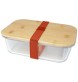 Contenitore per pranzo Roby di vetro con coperchio in bambù FullGadgets.com