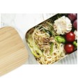 Contenitore per pranzo Tite in acciaio inossidabile con coperchio in bambù FullGadgets.com