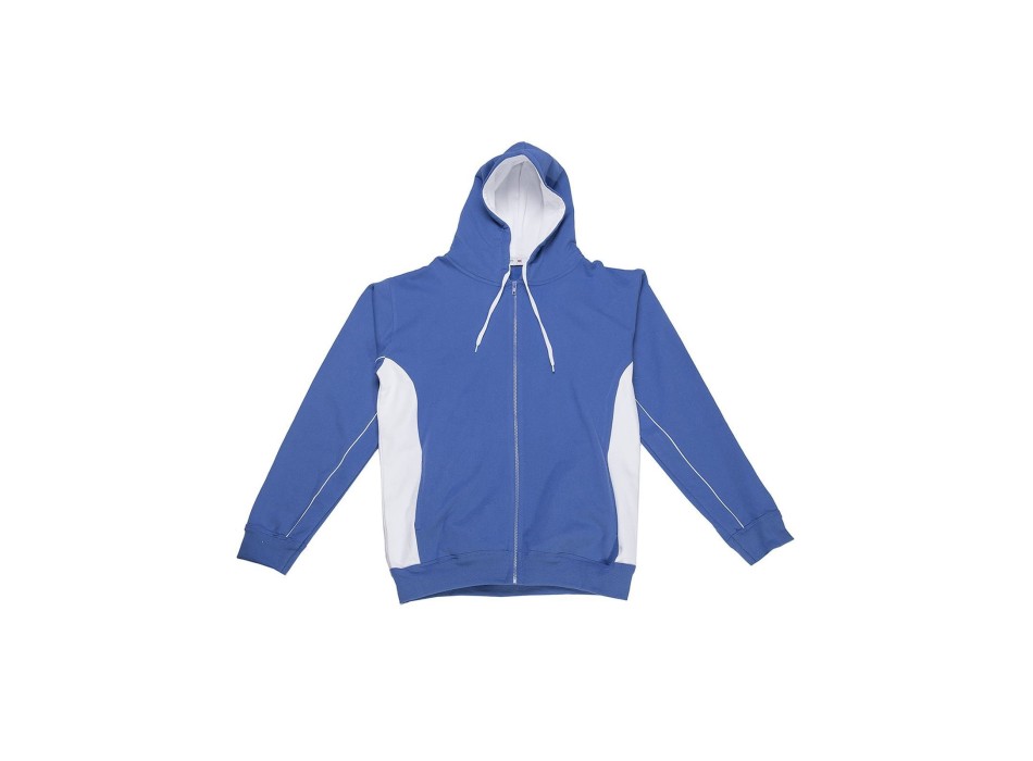 Contrast Hooded Sweat Full Zip FullGadgets.com