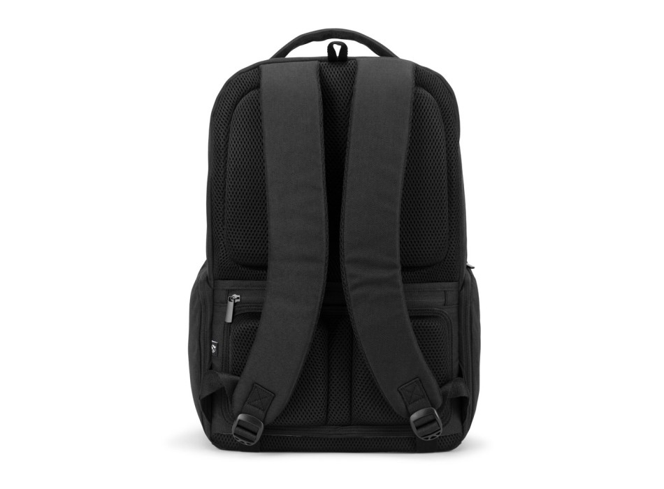 COPENHAGEN. Zaino in twill riciclato idrorepellente con due ampie tasche anteriori da 17'3" FullGadgets.com