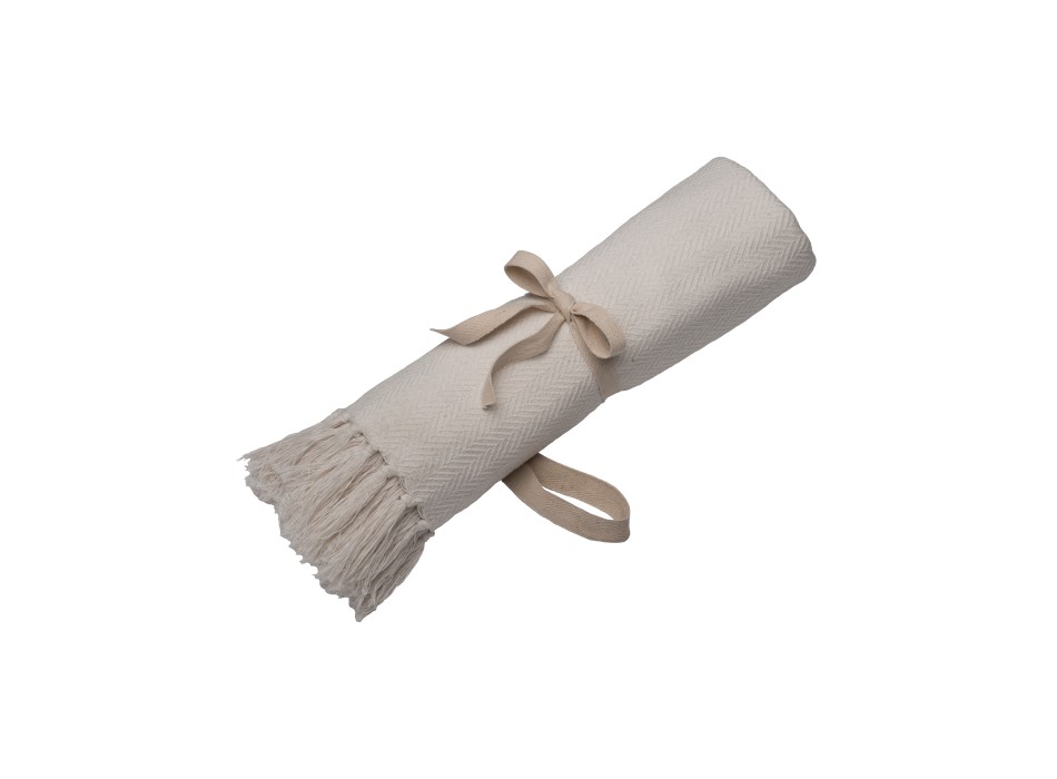 Coperta con frange realizzata in materiale 100% riciclato FullGadgets.com