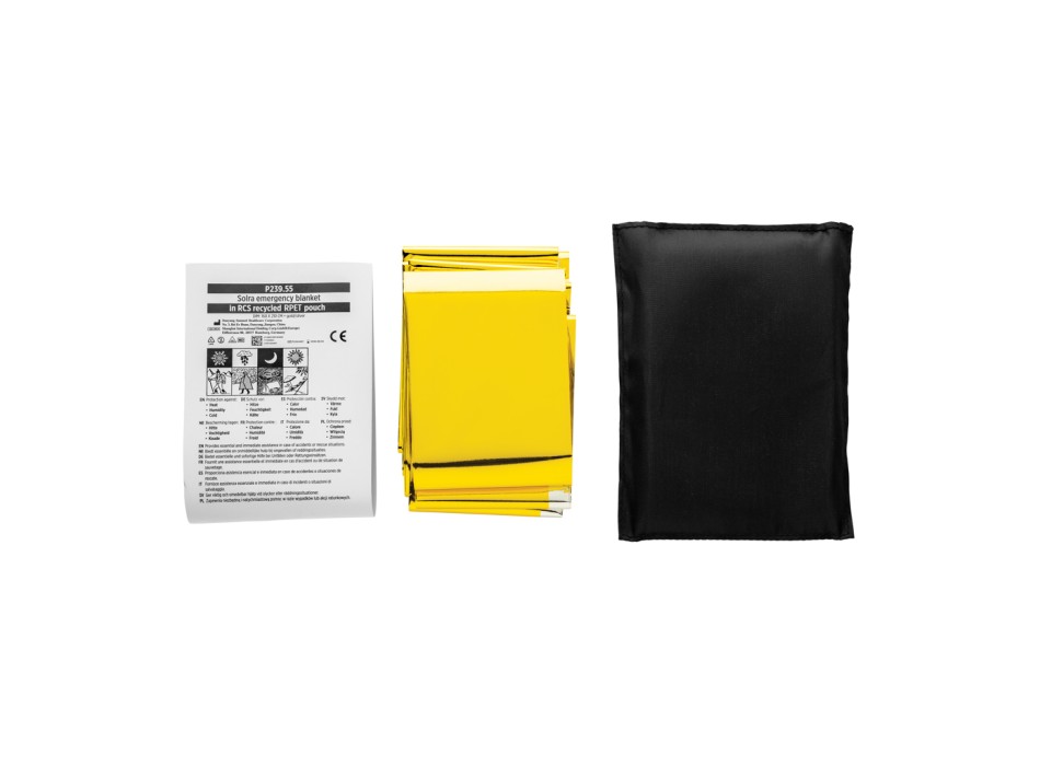 Coperta d'emergenza Solra in custodia rPET RCS FullGadgets.com