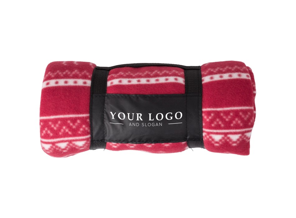 Coperta in pile a tema natalizio con renne design Jane FullGadgets.com