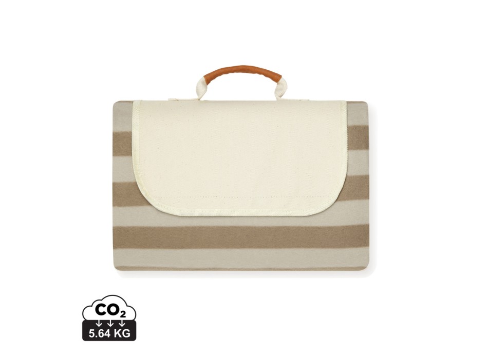 Coperta picnic VINGA Alba in rPET GRS FullGadgets.com