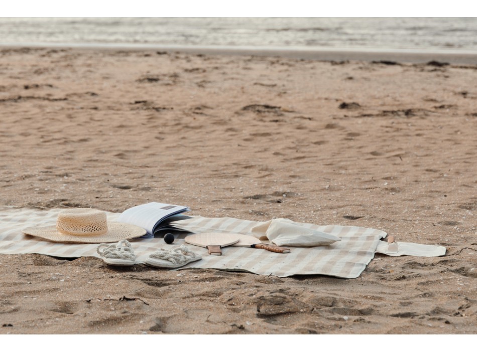 Coperta picnic VINGA Alba in rPET GRS FullGadgets.com