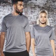 coppia con maglietta sportiva grigio mélange FullGadgets.com