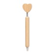 CORAPEN - Penna a sfera con cuore in bambù FullGadgets.com
