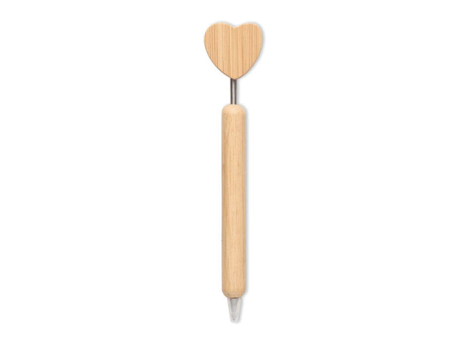 CORAPEN - Penna a sfera con cuore in bambù FullGadgets.com