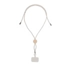 Cordino porta badge/cellulare in cotone con tag per personalizzazione e inserto in bambù FullGadgets.com