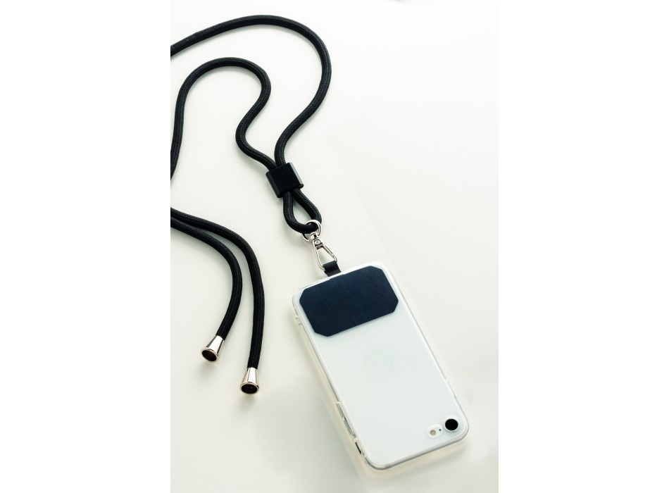 Cordino porta cellulare in poliestere con tag per personalizzazione FullGadgets.com