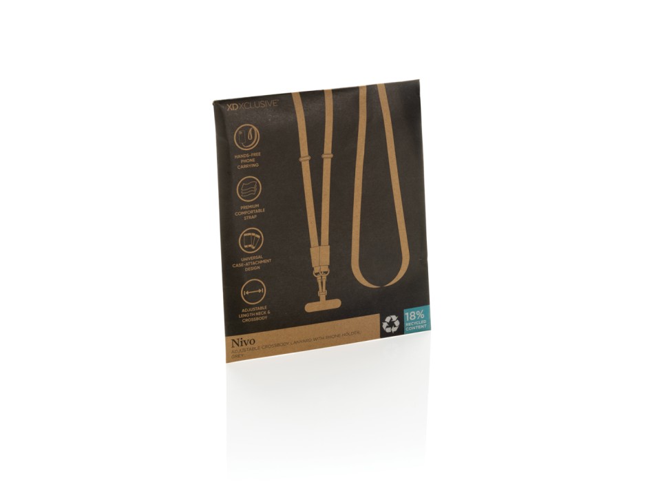 Cordino/tracolla Nivo in rPET RCS FullGadgets.com