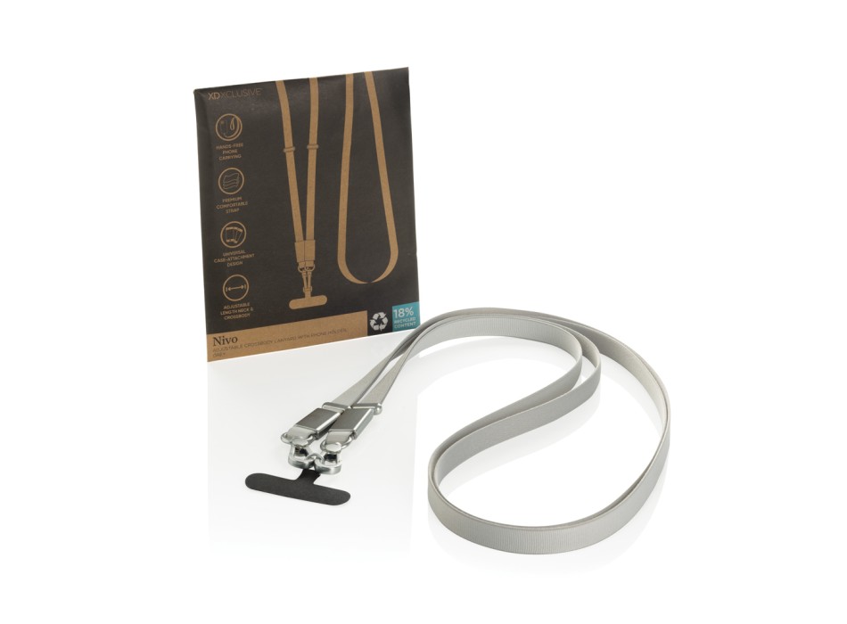 Cordino/tracolla Nivo in rPET RCS FullGadgets.com