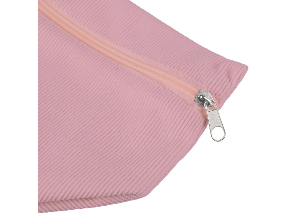 Corduroy zippered cosmetic pouch Tia FullGadgets.com