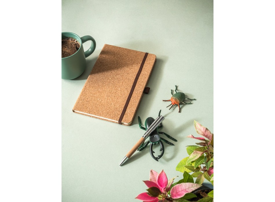 CORKO. Penna a sfera in sughero e metallo con meccanismo a rotazione FullGadgets.com