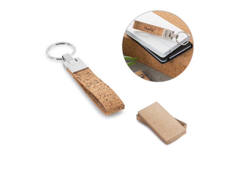 CORKS. Portachiavi in sughero e metallo FullGadgets.com