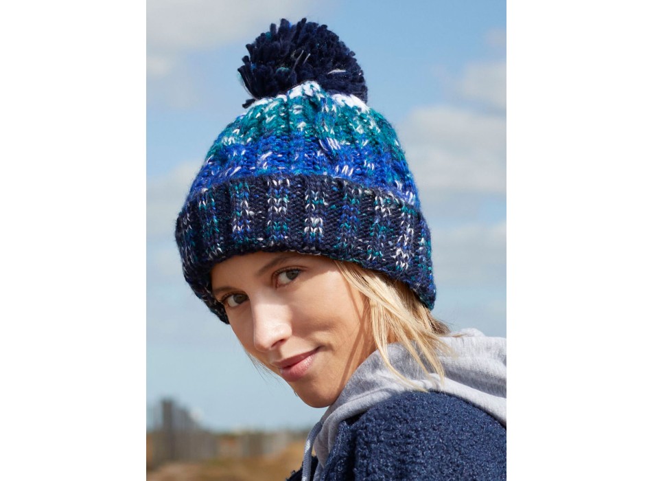 Corkscrew Pom Pom Beanie FullGadgets.com