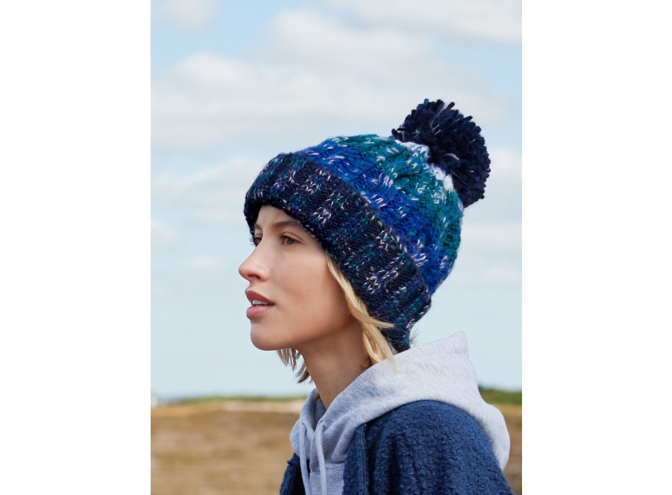 Corkscrew Pom Pom Beanie FullGadgets.com