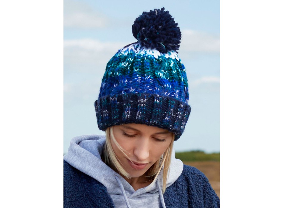 Corkscrew Pom Pom Beanie FullGadgets.com