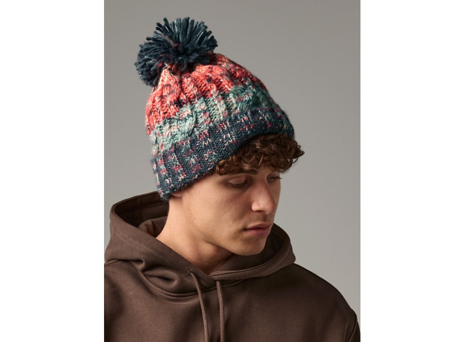 Corkscrew Pom Pom Beanie FullGadgets.com