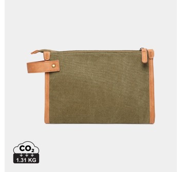 Cosmetic bag VINGA Bosler in canvas riciclato GRS FullGadgets.com
