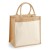 Borsa Midi Tote di Cotone Jute 100% Personalizzabile