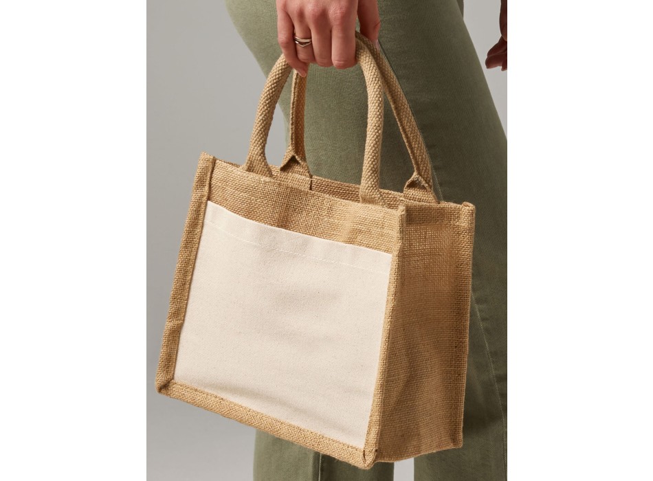 Cotton Pocket Jute Gift Bag FullGadgets.com