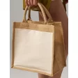 Cotton Pocket Jute Midi Tote FullGadgets.com