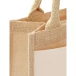 Cotton Pocket Jute Midi Tote FullGadgets.com