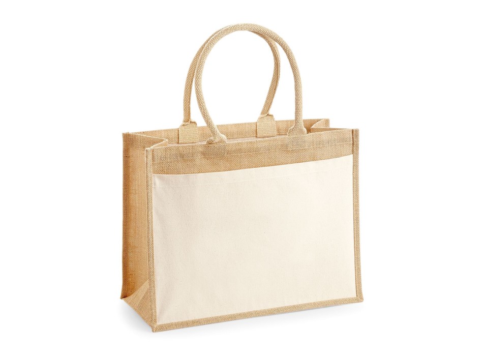 Cotton Pocket Jute Shopper FullGadgets.com