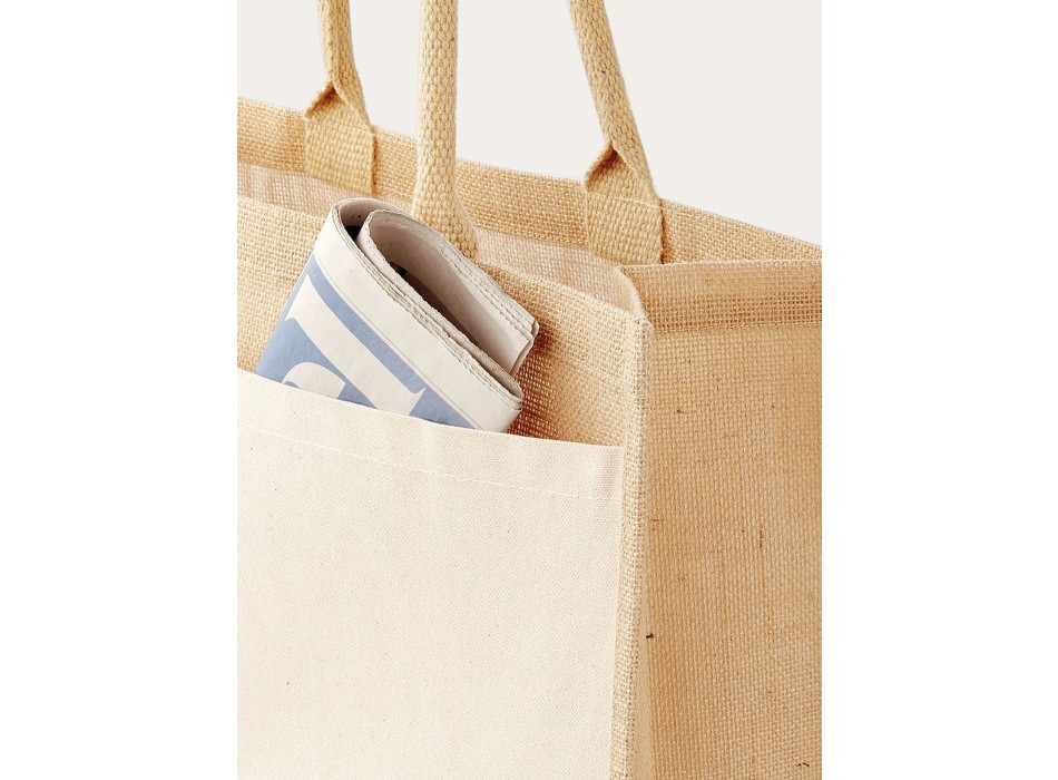 Cotton Pocket Jute Shopper FullGadgets.com