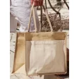 Cotton Pocket Natural Starched Jute Shopper FullGadgets.com