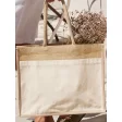 Cotton Pocket Natural Starched Jute Shopper FullGadgets.com