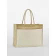 Cotton Pocket Natural Starched Jute Shopper FullGadgets.com