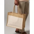 Cotton Pocket Natural Starched Jute Shopper FullGadgets.com