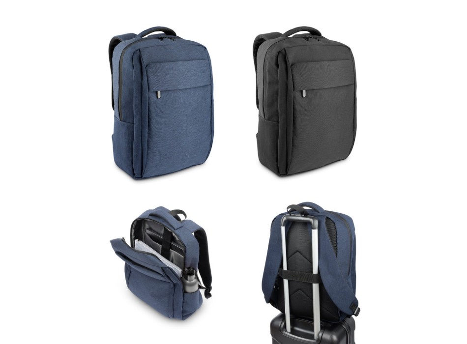 COVENTRY. Zaino porta laptop completamente imbottito in poliestere riciclato ad alta densità 300D e fodera in poliestere riciclato 210D 15.6' FullGadgets.com