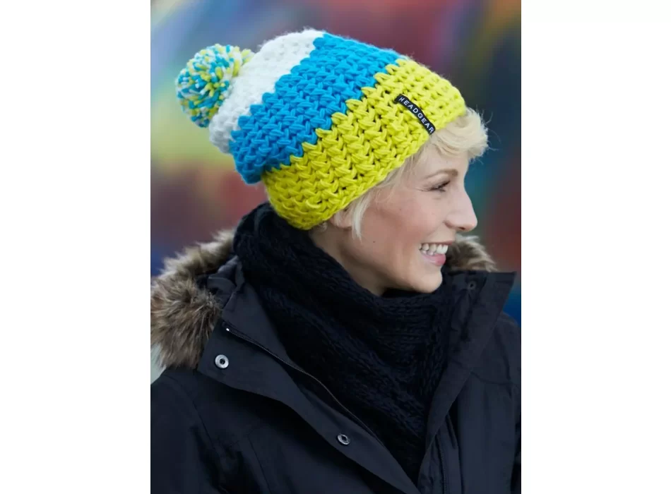 Crocheted Cap with Pompon FullGadgets.com