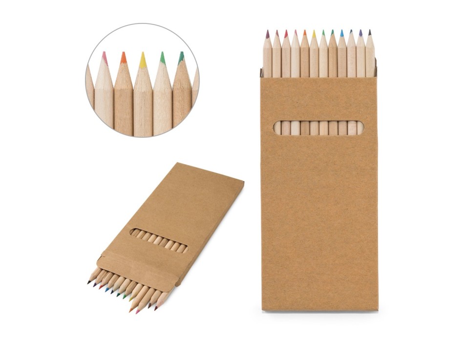 CROCO. Scatola con 12 matite colorate FullGadgets.com