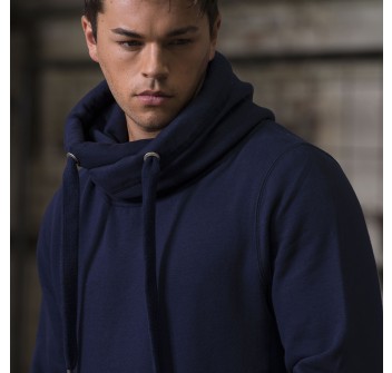 Cross Neck Hoodie 70%C. 30%P. FullGadgets.com
