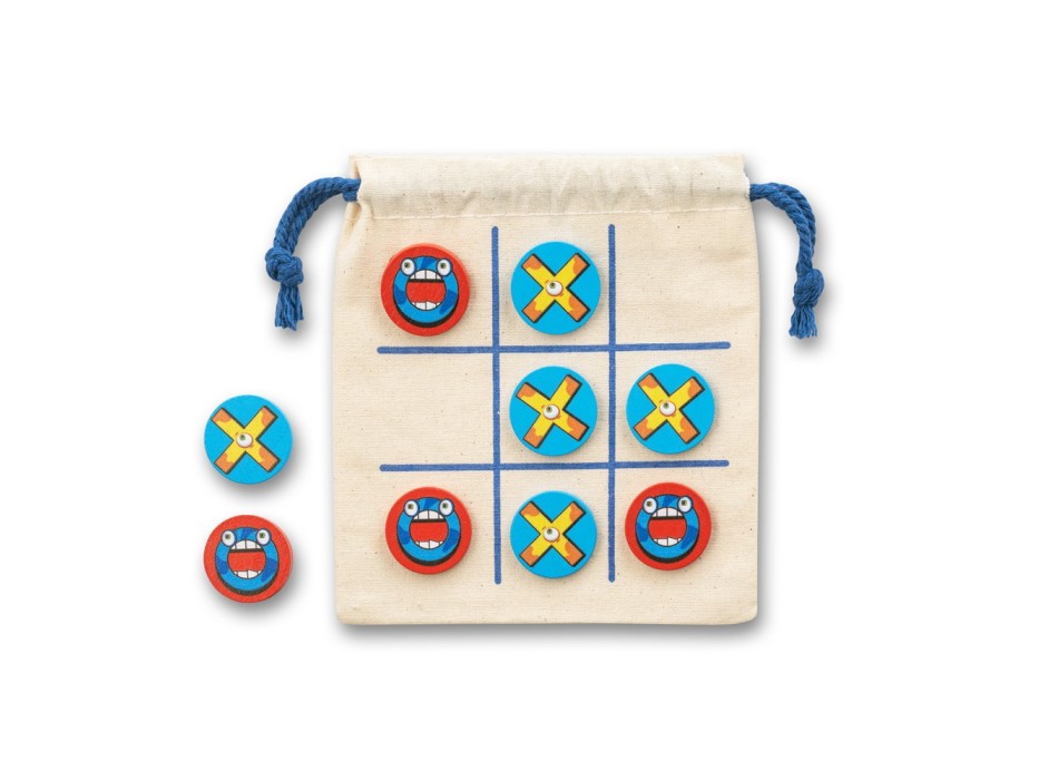 CROSSES. Classico gioco del tris con 10 pezzi in legno compensato FullGadgets.com