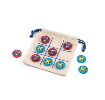 CROSSES. Classico gioco del tris con 10 pezzi in legno compensato FullGadgets.com