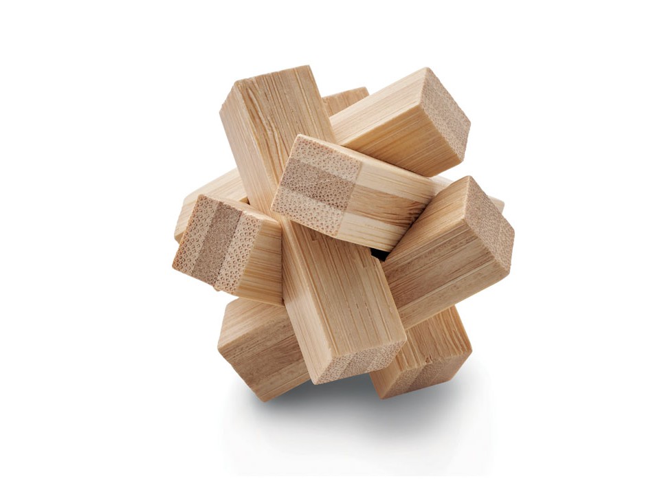 CUBENATS - Puzzle rompicapo in bambù FullGadgets.com