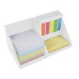 Cubo apribile in cartoncino. All'interno porta penne e foglietti adesivi colorati per note FullGadgets.com