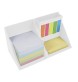 Cubo apribile in cartoncino. All'interno porta penne e foglietti adesivi colorati per note FullGadgets.com