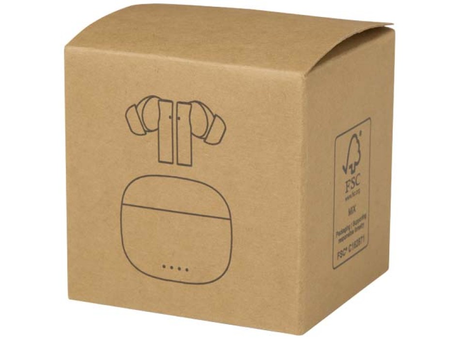 Cuffie Bluetooth® True Wireless in plastica riciclata con inserti auricolari in silicone Alterf FullGadgets.com